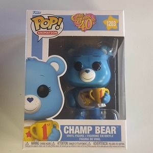IN HAND Funko Pop CARE BEARS 40TH ANNIVERSARY CHAMP BEAR